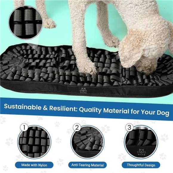 Snuffle Mat for Dogs 32x27 -  Interactive Dog Feeding Puzzle - Picture 7 of 7